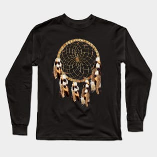 Pelican-Hawk Feather-Dream-catcher Long Sleeve T-Shirt